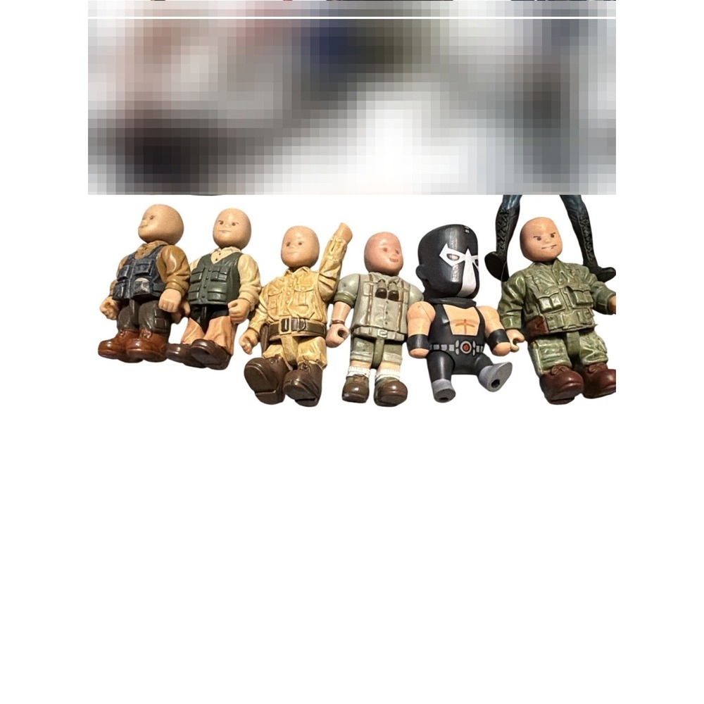 Mighty World Figures Lot Soldiers Military People Villain Figures‎